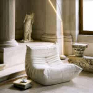 Beyaz Büzgü Berjer